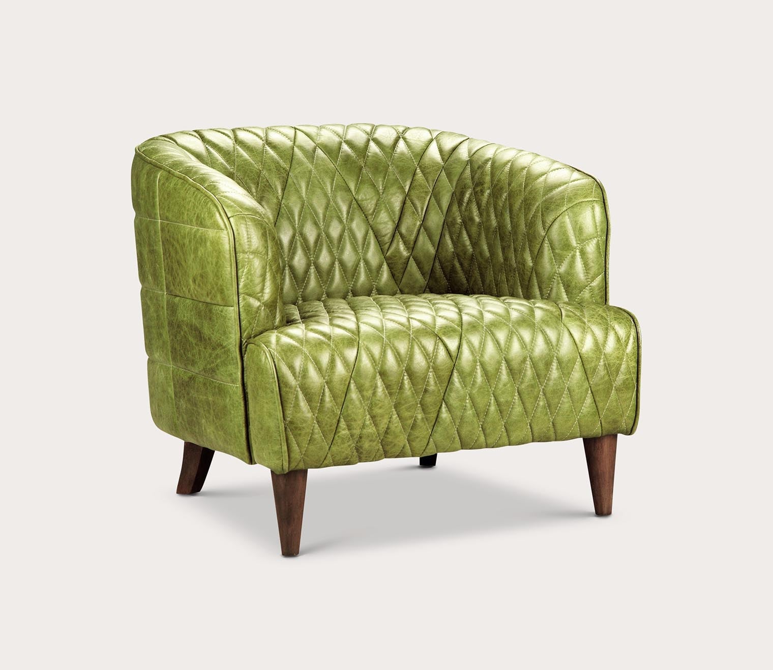 Magdelan Tufted Top-Grain Leather Armchair by Moe's Furniture
