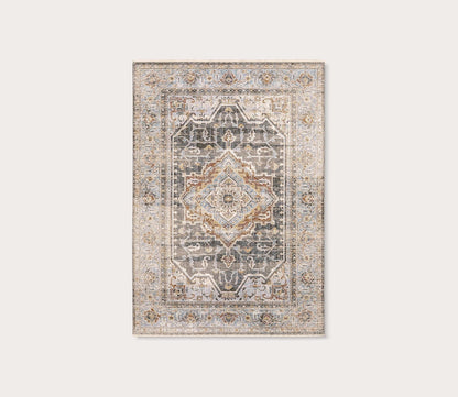 Maharaja Grey Central Medallion Area Rug by Oriental Weavers