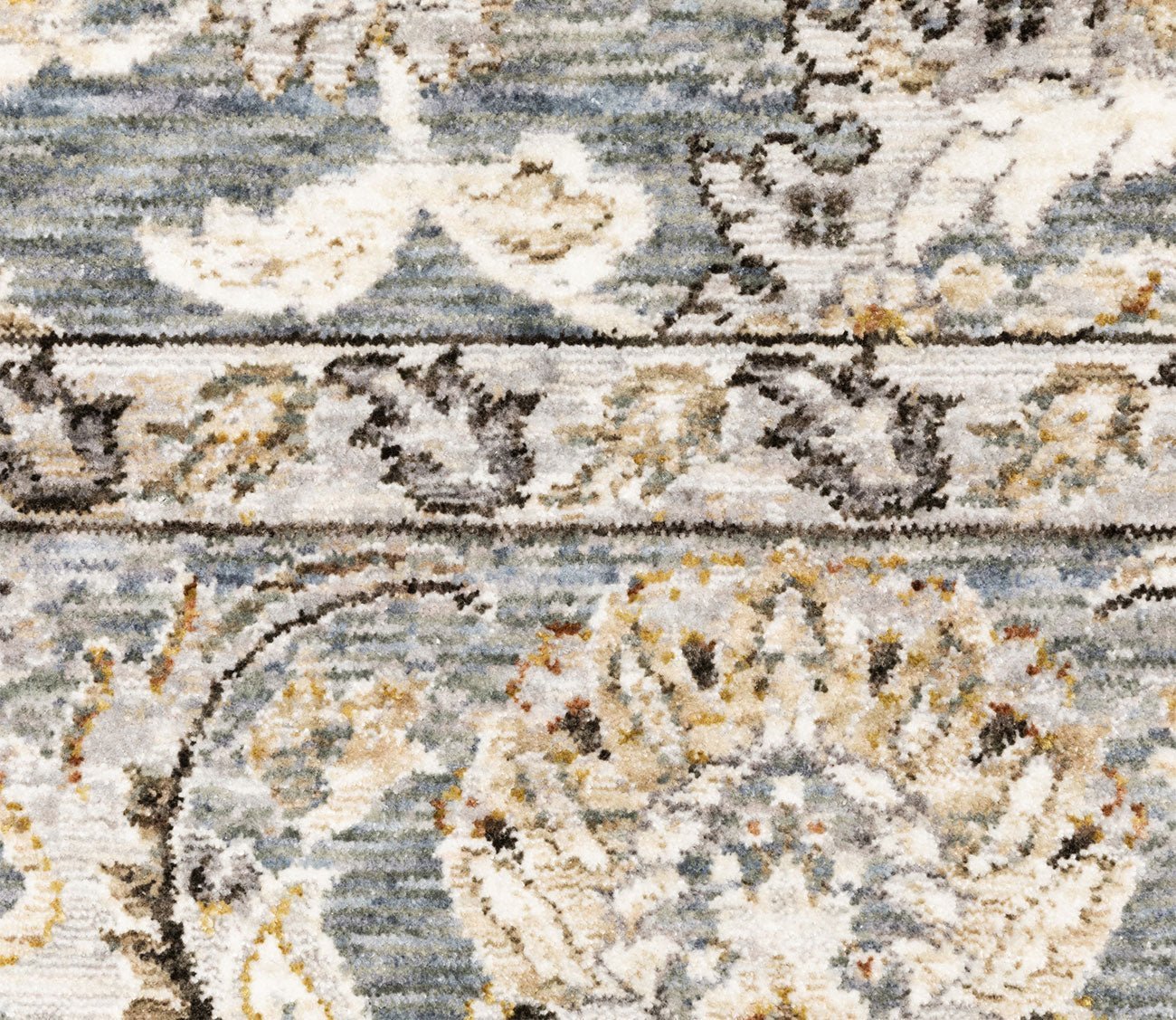 Maharaja Oriental Blue and Ivory Traditional Area Rug by Oriental Weavers