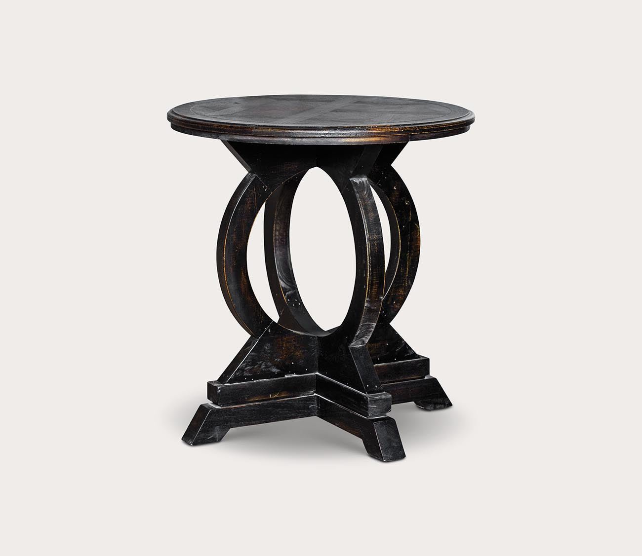 Maiva Black Side Table by Uttermost
