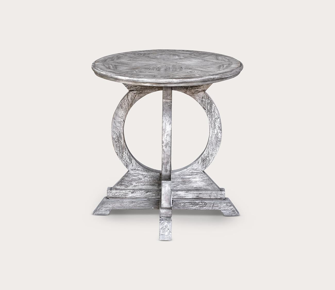 Maiva White Side Table by Uttermost