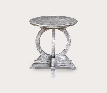 Maiva White Side Table by Uttermost