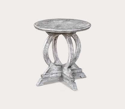 Maiva White Side Table by Uttermost