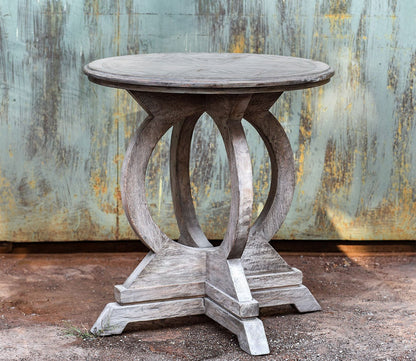 Maiva White Side Table by Uttermost