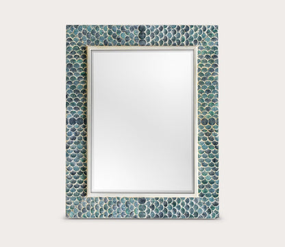 Makaria Coastal Blue Mirror by Uttermost