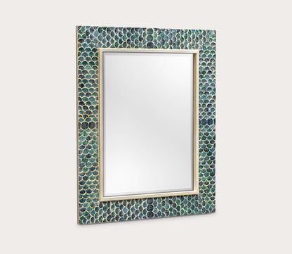 Makaria Coastal Blue Mirror by Uttermost