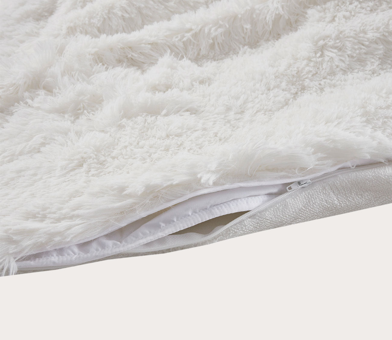Malea Shaggy Faux Fur Weighted Blanket by Beautyrest