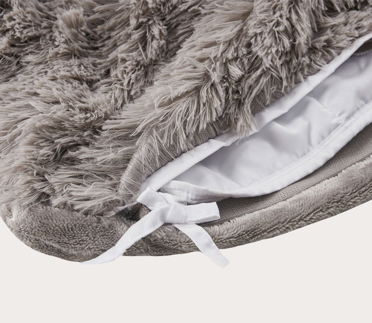 Malea Shaggy Faux Fur Weighted Blanket by Beautyrest