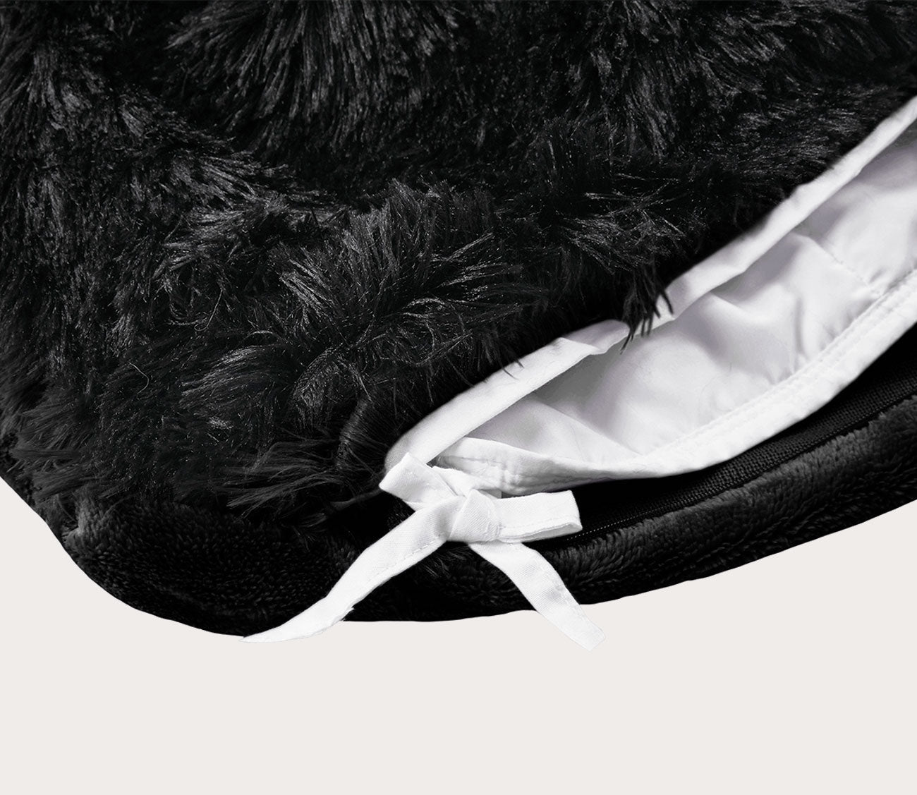 Malea Shaggy Faux Fur Weighted Blanket by Beautyrest