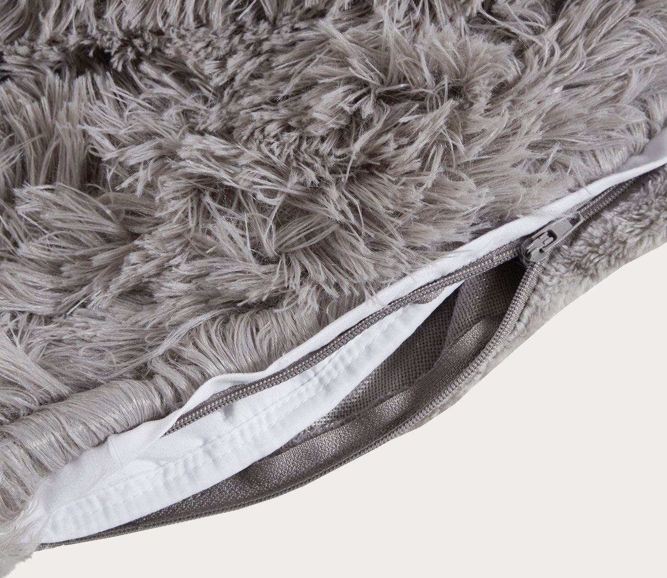Malea Shaggy Faux Fur Weighted Blanket by Beautyrest