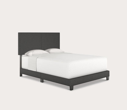 Malta Linen Fabric Upholstered Platform Bed by Arkotec