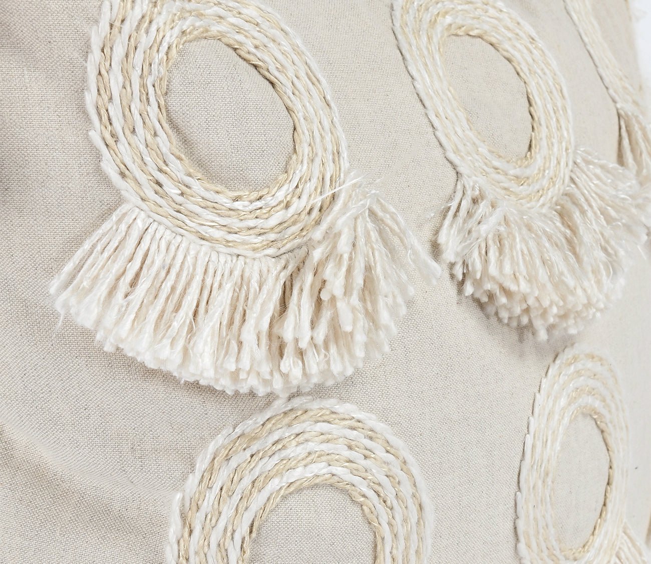 Mansa Natural Throw Pillow by Villa by Classic Home