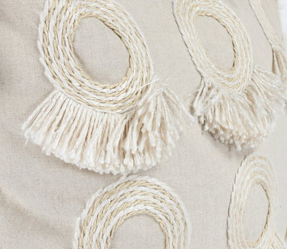 Mansa Natural Throw Pillow by Villa by Classic Home