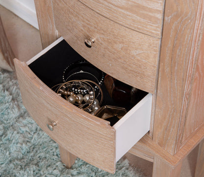 Marlot Natural Wood Jewelry Armoire by Powell