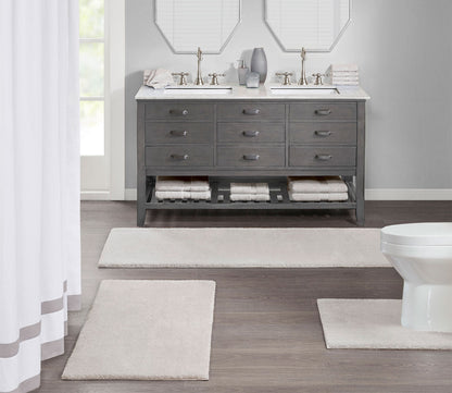 Marshmallow Memory Bath Rug by Madison Park Signature