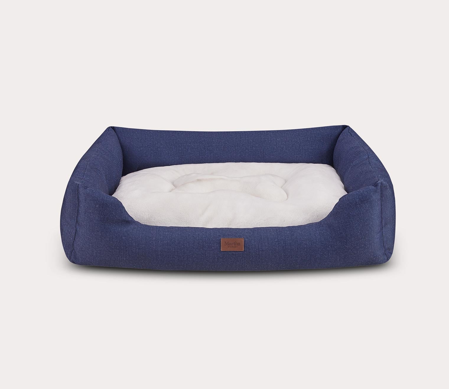 Martha Stewart Luna Denim Pet Bed by Martha Stewart