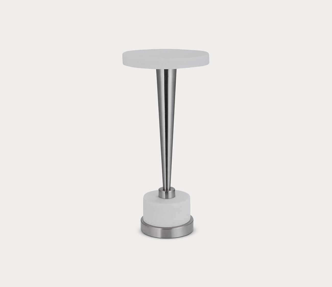 Masika White Drink Table by Uttermost