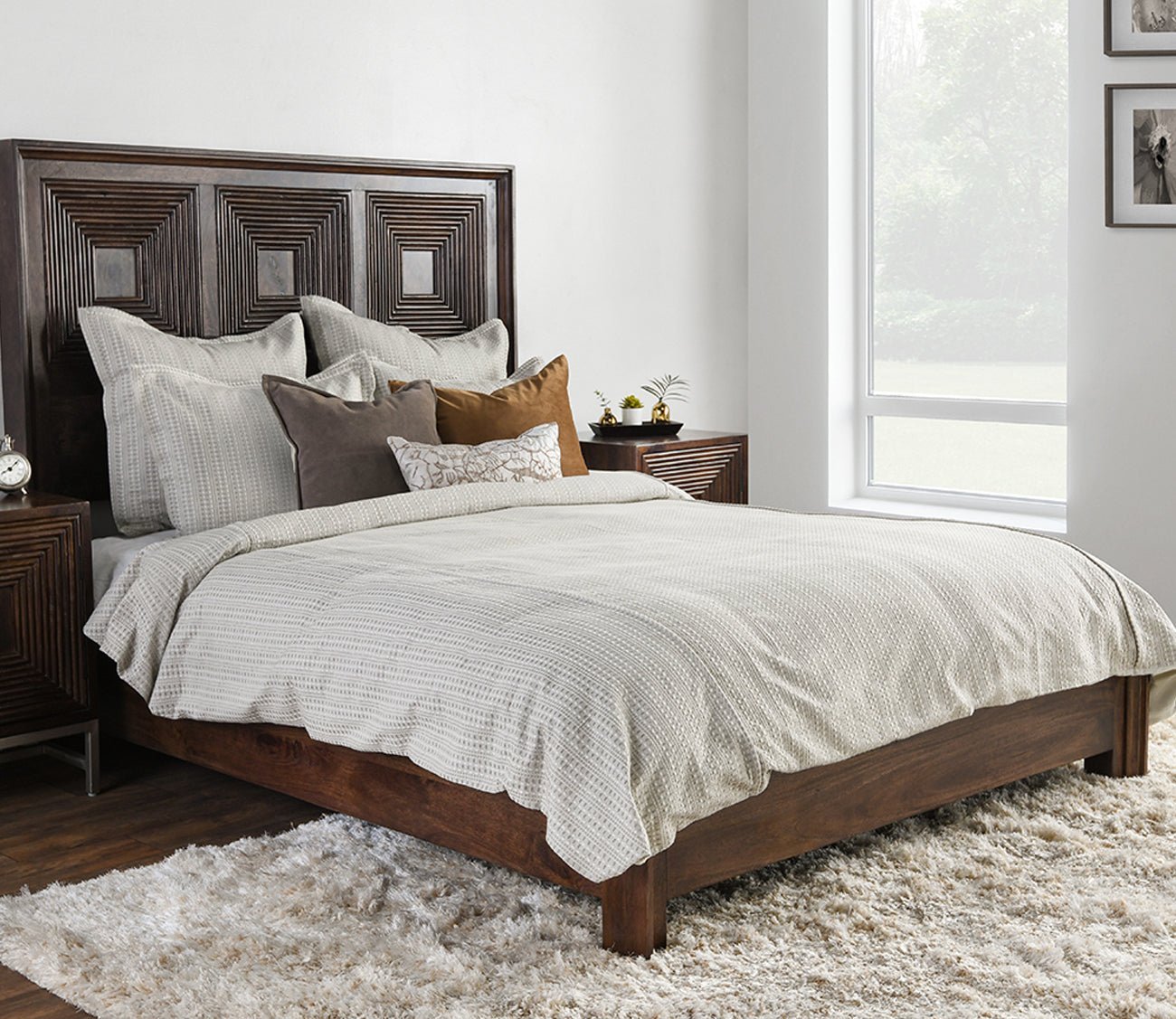 Mason Taupe Duvet Cover