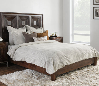 Mason Taupe Duvet Cover by Villa by Classic Home