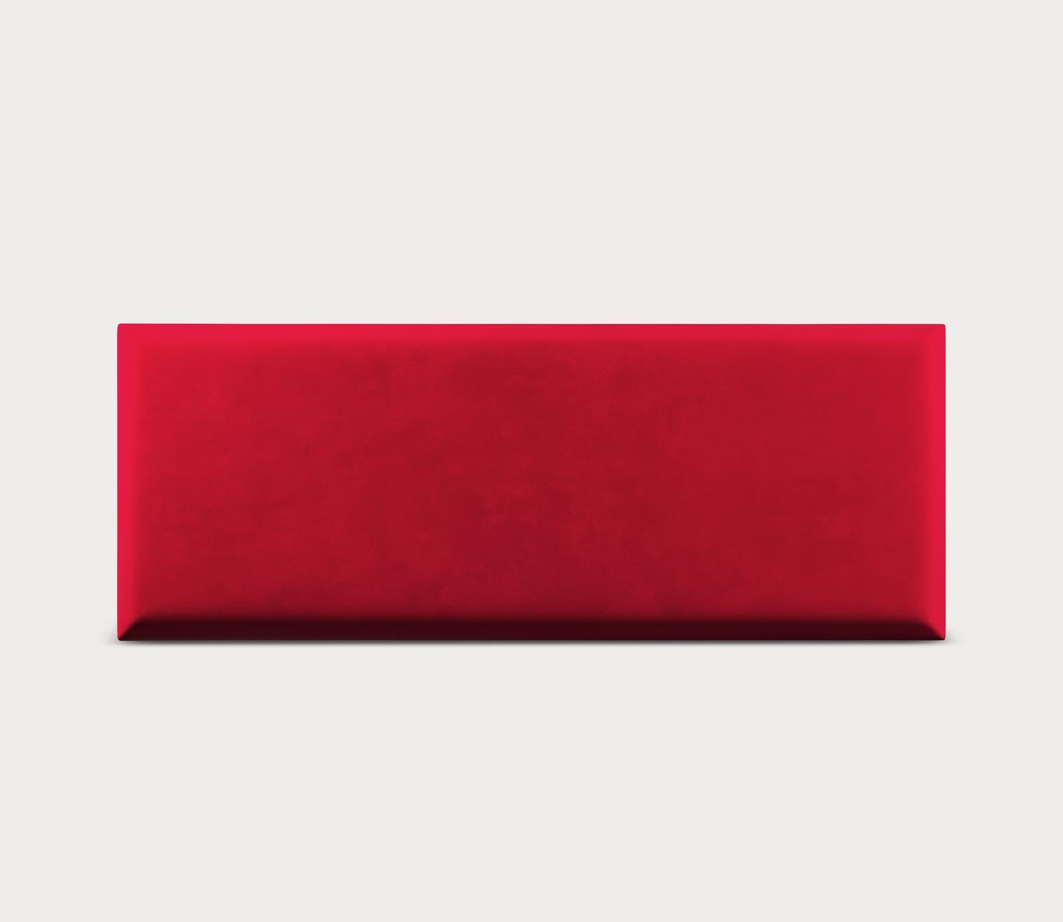 Masterpiece Red Velour Customizable Wall Panel Headboard 4-Pack by Boyd Sleep