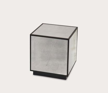 Matty Mirrored Cube Table by Uttermost