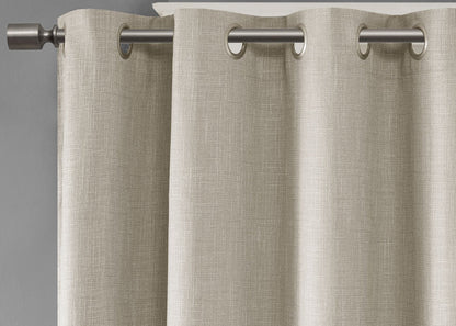 Maya Printed Heathered Blackout Grommet Top Curtain Panel by SunSmart