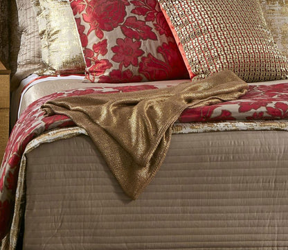 Metallic Glaze Throw Blanket by Ann Gish