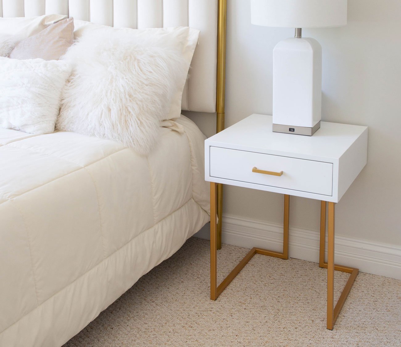 Midas Contemporary Storage Side Table