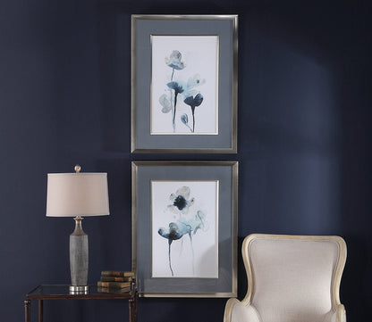 Midnight Blossoms Framed Prints Set of 2 by Uttermost