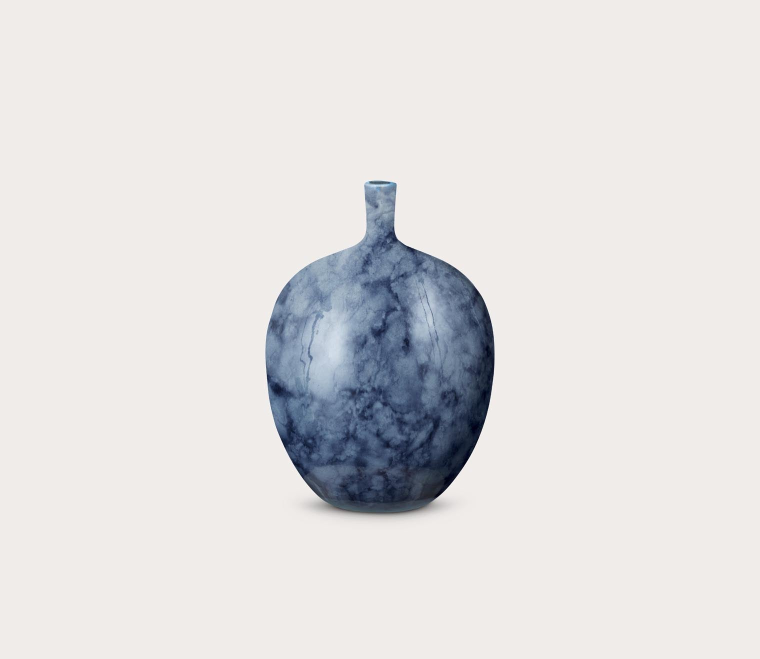 Midnight Marble Vase