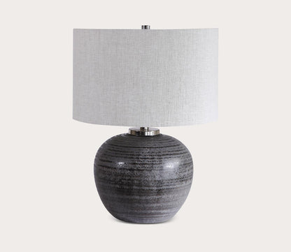 Mikkel Charcoal Table Lamp by Uttermost