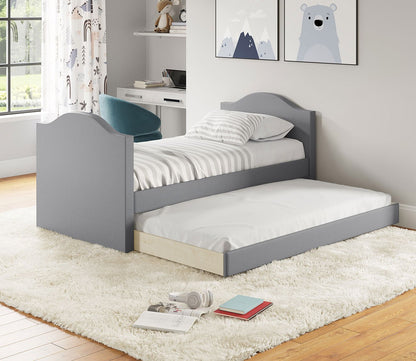 Mila Faux Leather Daybed with Trundle by Arkotec
