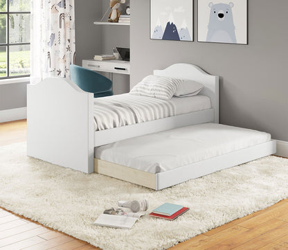 Mila Faux Leather Daybed with Trundle by Arkotec