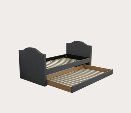 Mila Faux Leather Daybed with Trundle by Arkotec