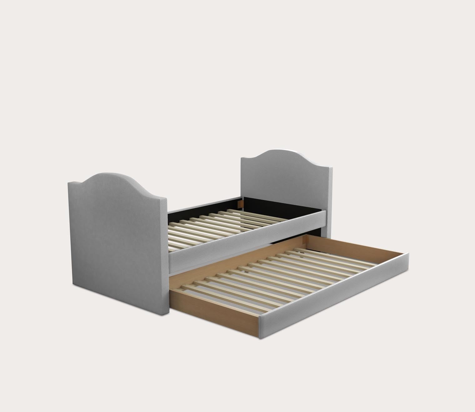 Mila Faux Leather Daybed with Trundle by Arkotec