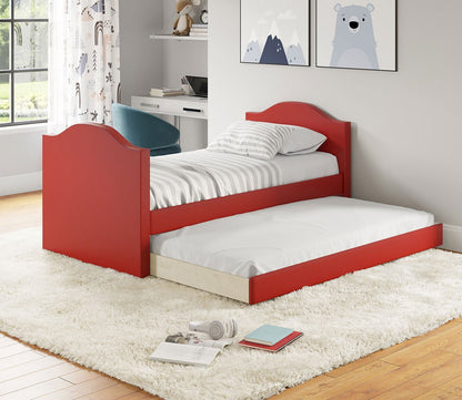 Mila Faux Leather Daybed with Trundle by Arkotec