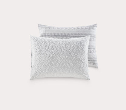 Mill Valley Aztec Reversible Cotton 3-Piece Comforter Set by INK + IVY