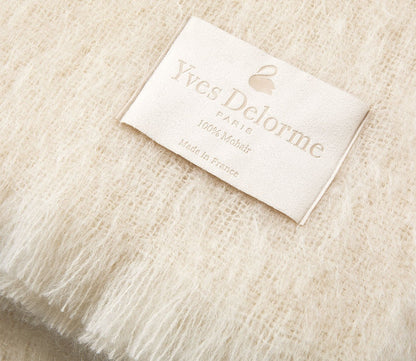 Mohair Luxury Throw Blanket by Yves Delorme