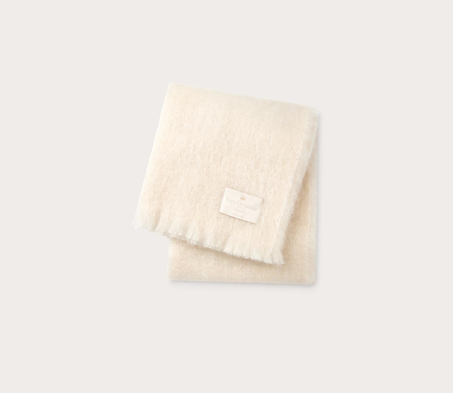 Mohair Luxury Throw Blanket by Yves Delorme