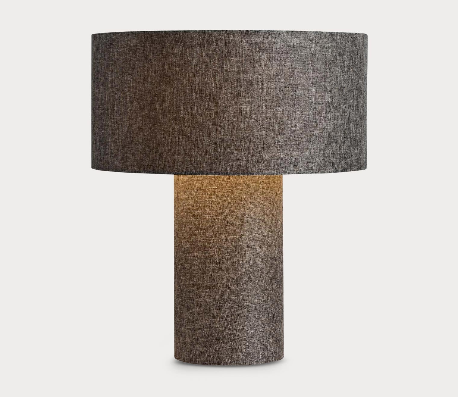 Moonlight Ash Fabric Table Lamp