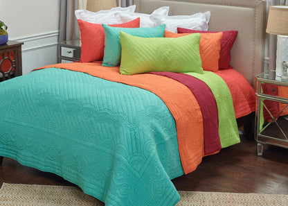 Moroccan Fling Quilt Separates in 5 Colors by Rizzy Home