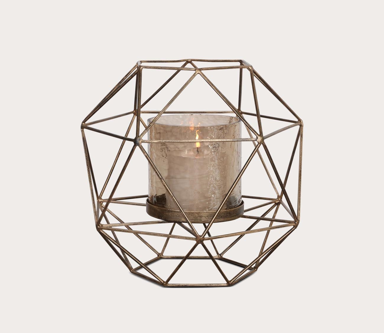Myah Geometric Candleholder by Uttermost