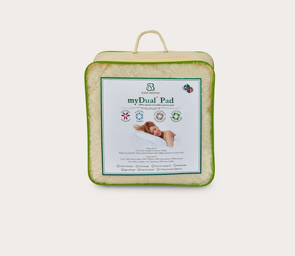 myDual Pad® Reversible Wool Mattress Pad by Sleep & Beyond