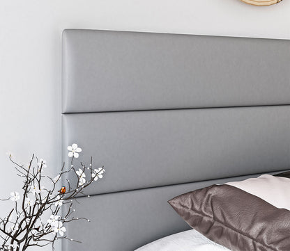 Nashville Faux Leather Upholstered Platform Bed by Arkotec