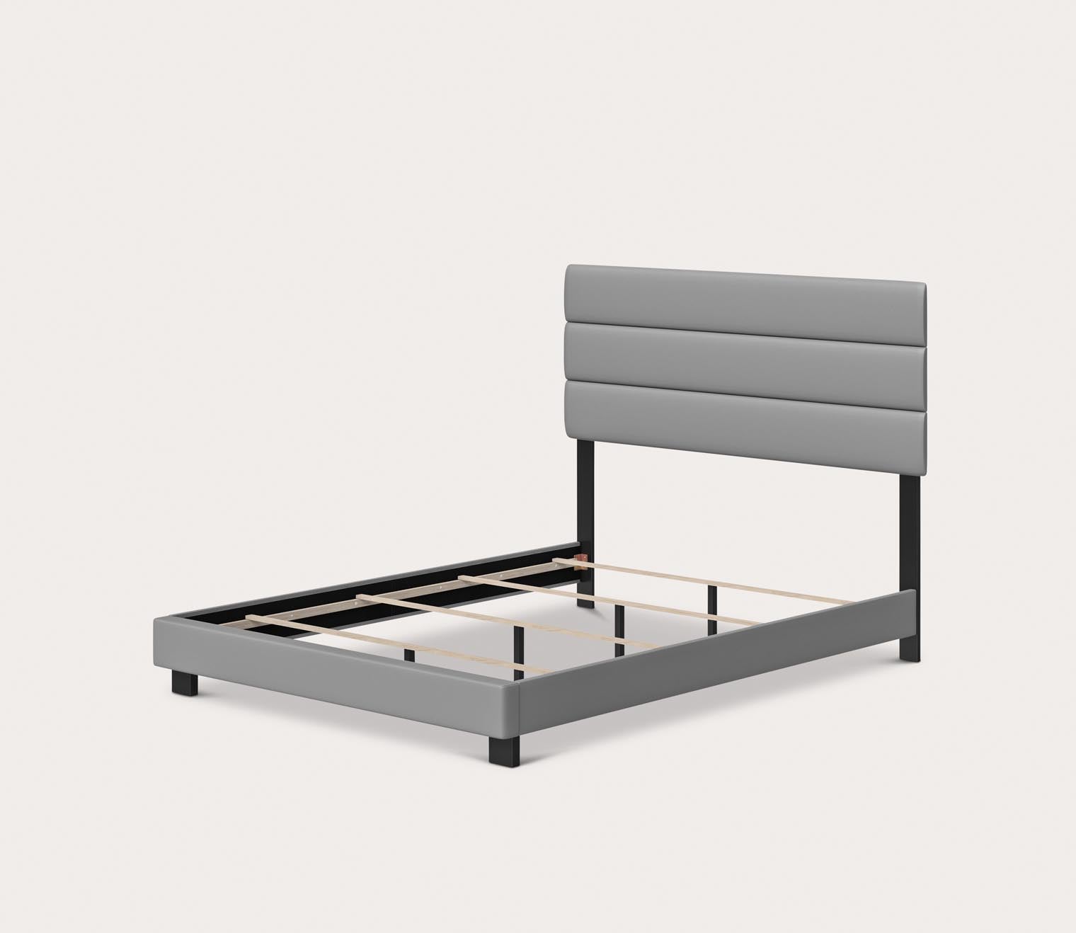 Nashville Faux Leather Upholstered Platform Bed by Arkotec