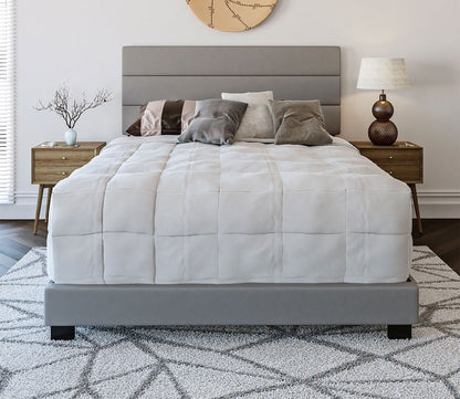 Nashville Faux Leather Upholstered Platform Bed by Arkotec
