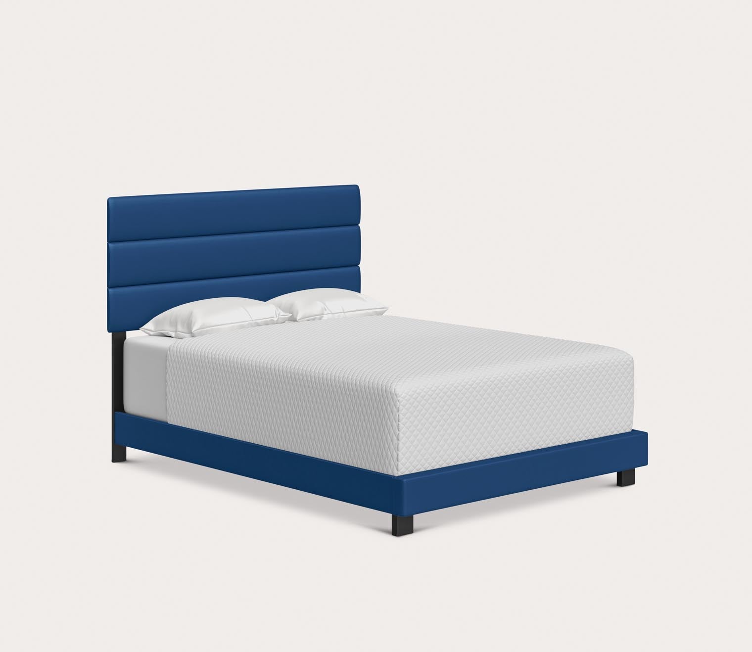 Nashville Faux Leather Upholstered Platform Bed by Arkotec