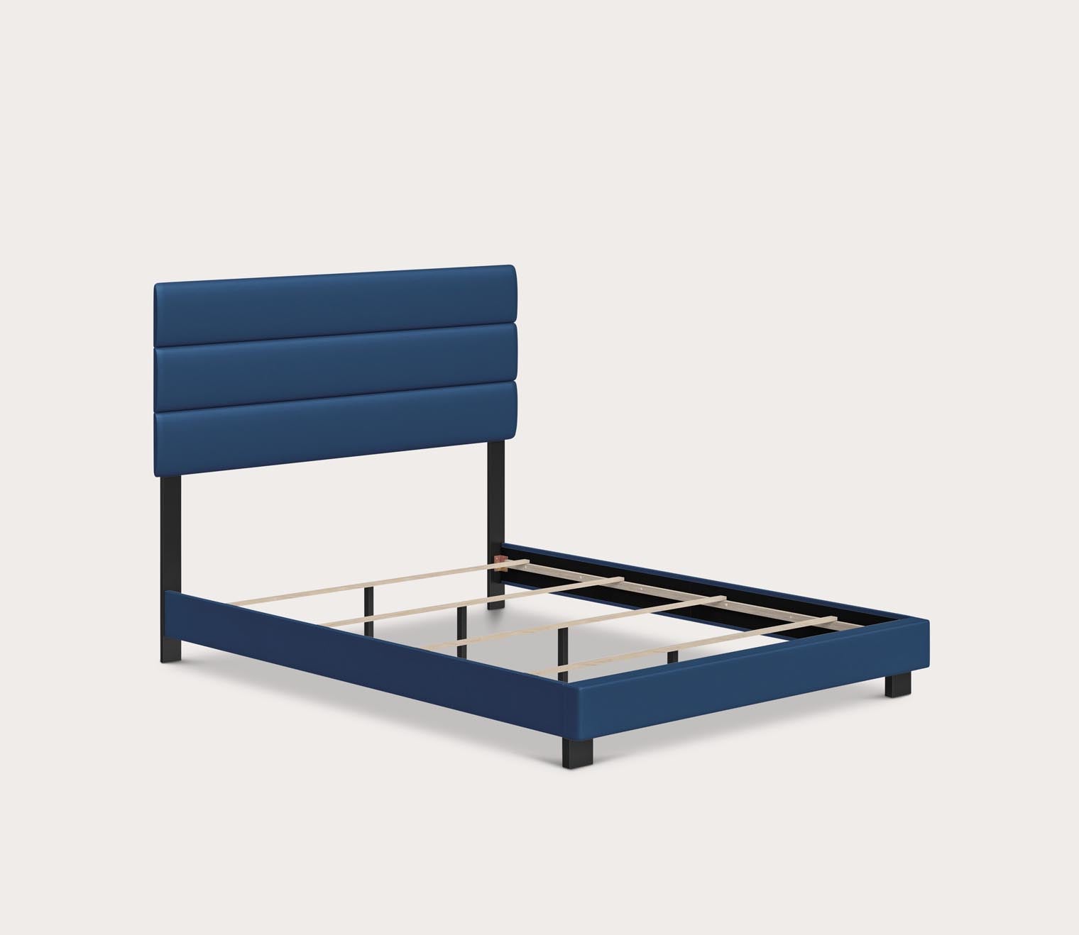 Nashville Faux Leather Upholstered Platform Bed by Arkotec