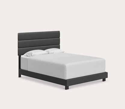 Nashville Faux Leather Upholstered Platform Bed by Arkotec