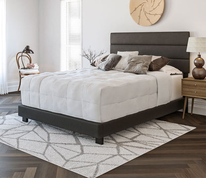 Nashville Faux Leather Upholstered Platform Bed by Arkotec